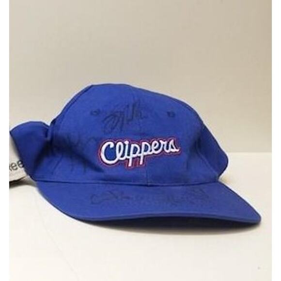 Los Angeles Clippers Blue Hat Autographed Signature Blue cap Unisex hat - Picture 1 of 5